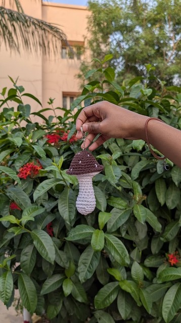 Mushroom Keychain