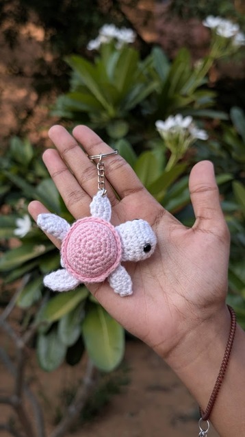 Tortoise Keychain