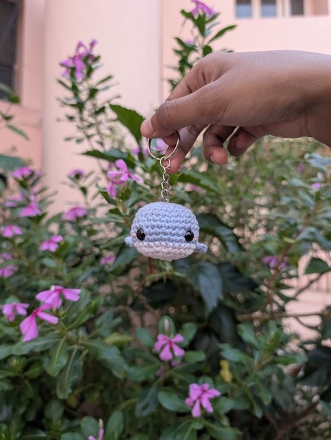 Whale Keychain