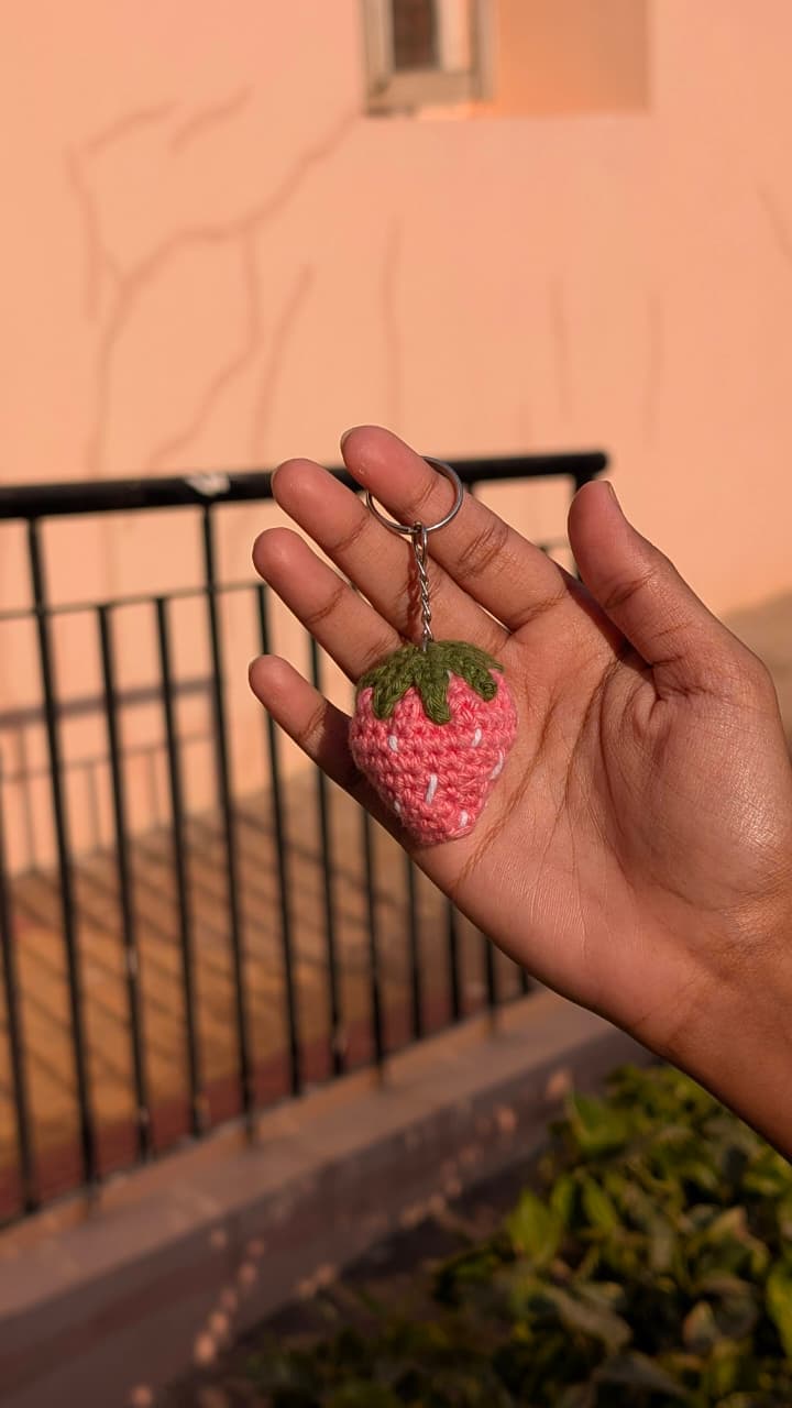 Strawberry Keychain