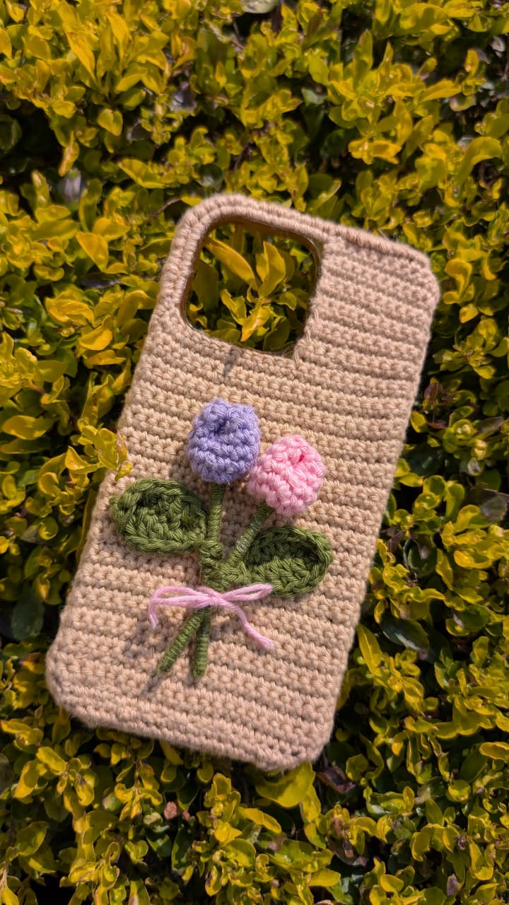 Phone Case With Tulips